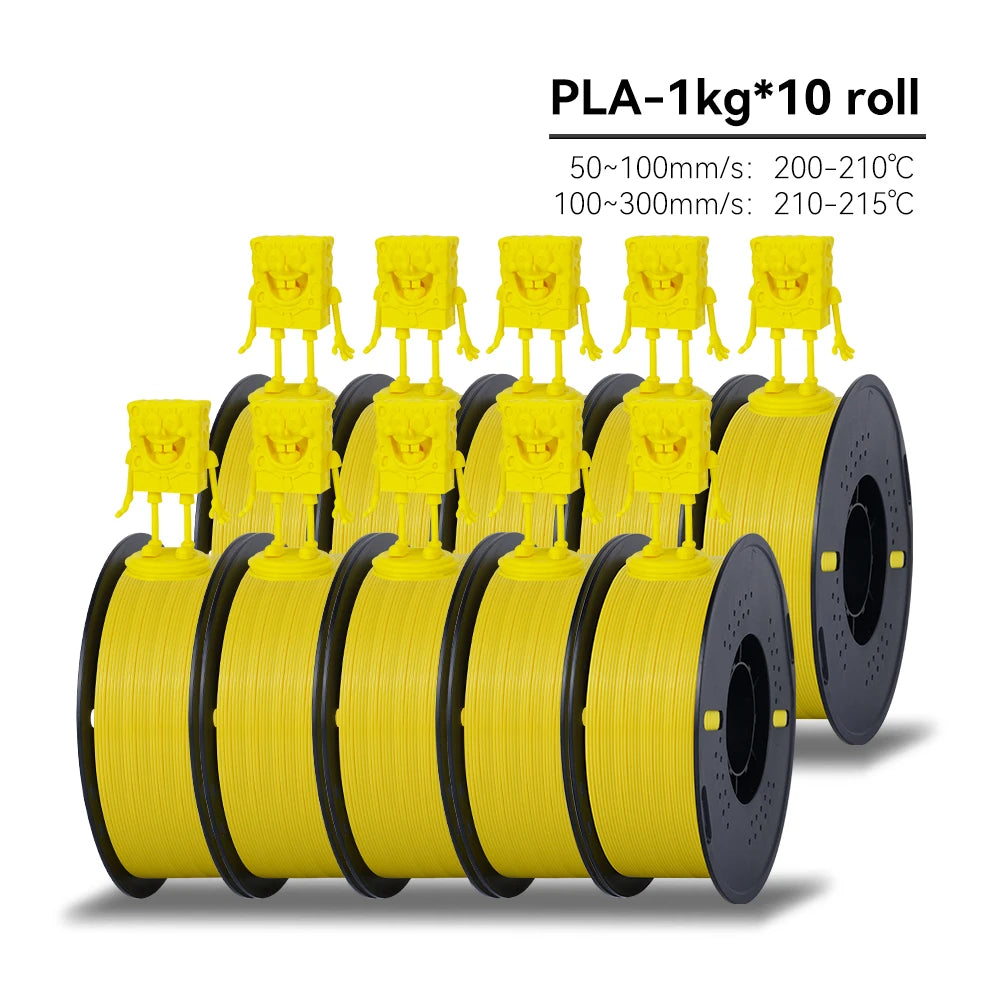 KINGROON 5/10KG PLA Filament 1.75mm Eco-Friendly Good Toughness Printing Filaments For FDM 3D Printers Material Free Shipping