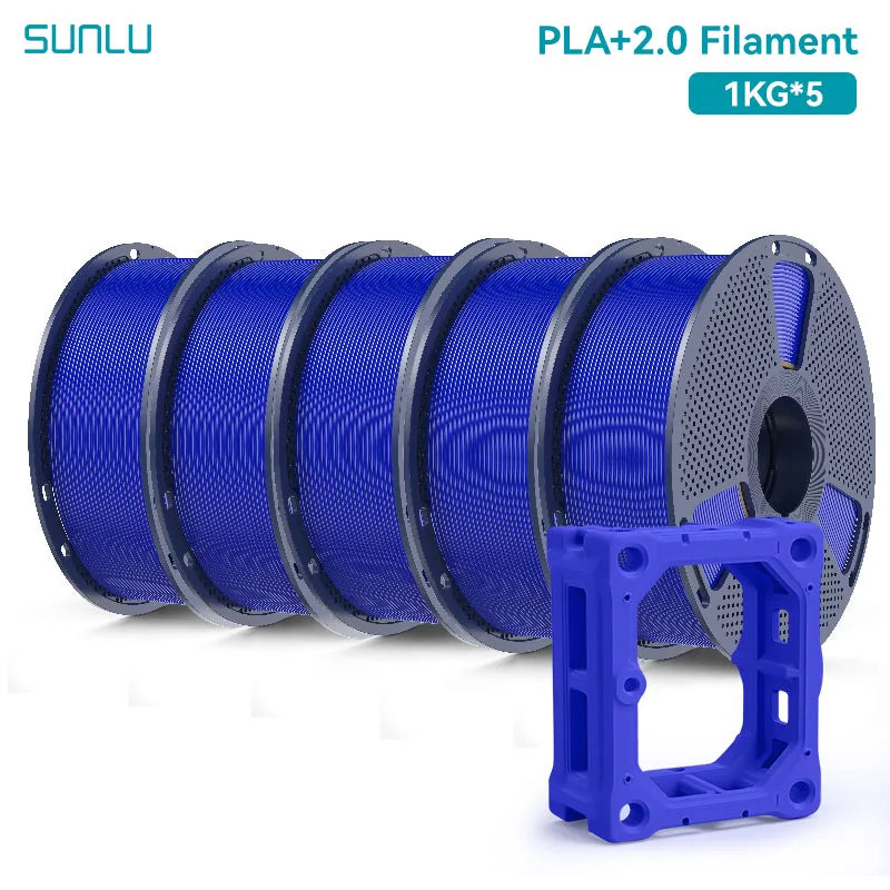 SUNLU 5KG 3D Filament PLA+/PLA+2.0/AntiString PLA /PLA Meta/High Speed PLA Filamnet 1.75mm 1KG Filament for 3D Printer& 3D Pen
