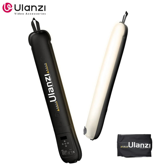 Ulanzi UA12 12W Inflatable Air Tube Light 2700K-6500K Bi-Color Light Wand Pocket Light Stick with Magnetic Mount for Livestream