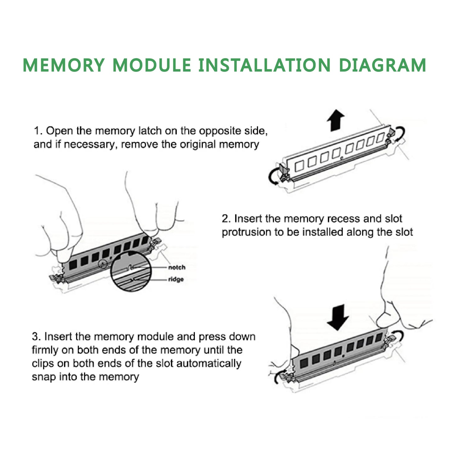 Ymeiton PC DDR4 Desktop memory cards memoriam 2400MHz 2666MHz 4GB 8GB 16GB 32GB U-DIMM RAM 288pin Desktop memory wholesale