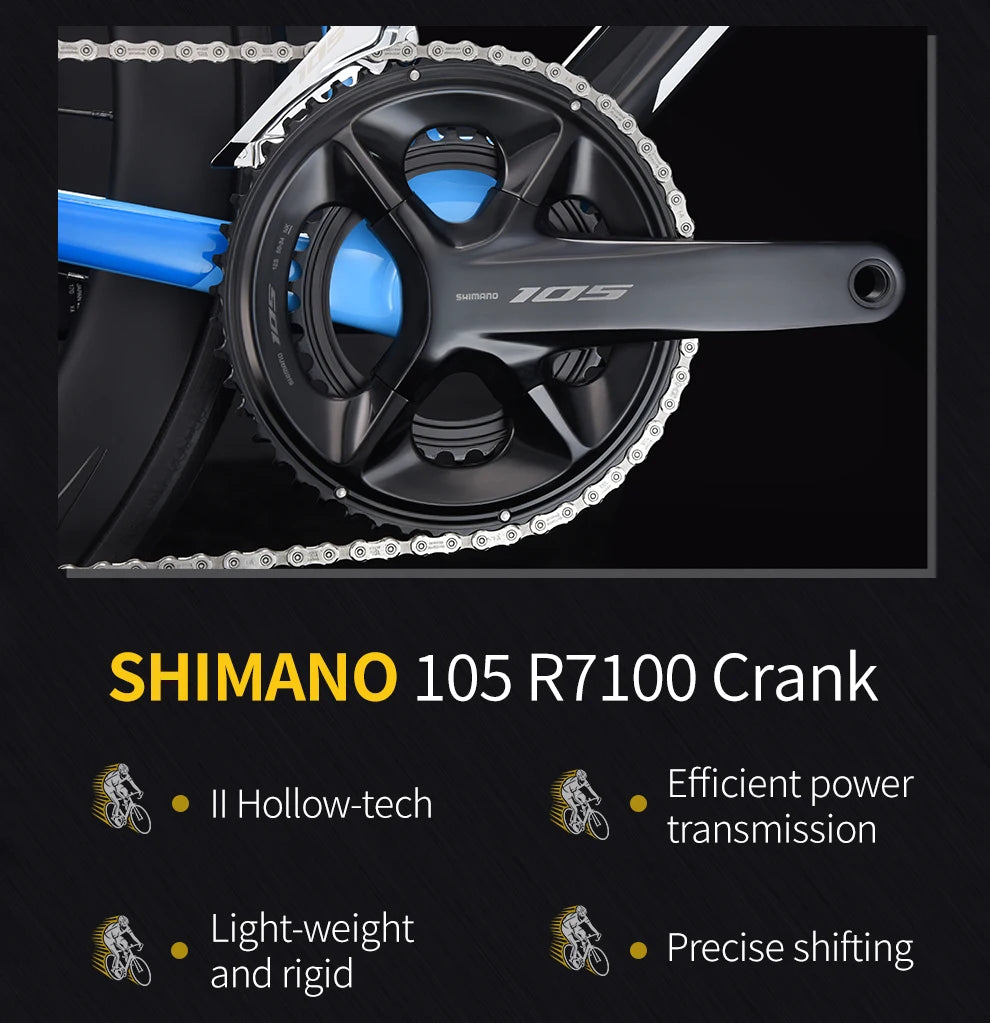 SAVA C7 Racing Team Full Carbon Fiber electronic shifting Road Bike 24-speed with SHIMAN0 7170 DI2 Kit, UCI Approved