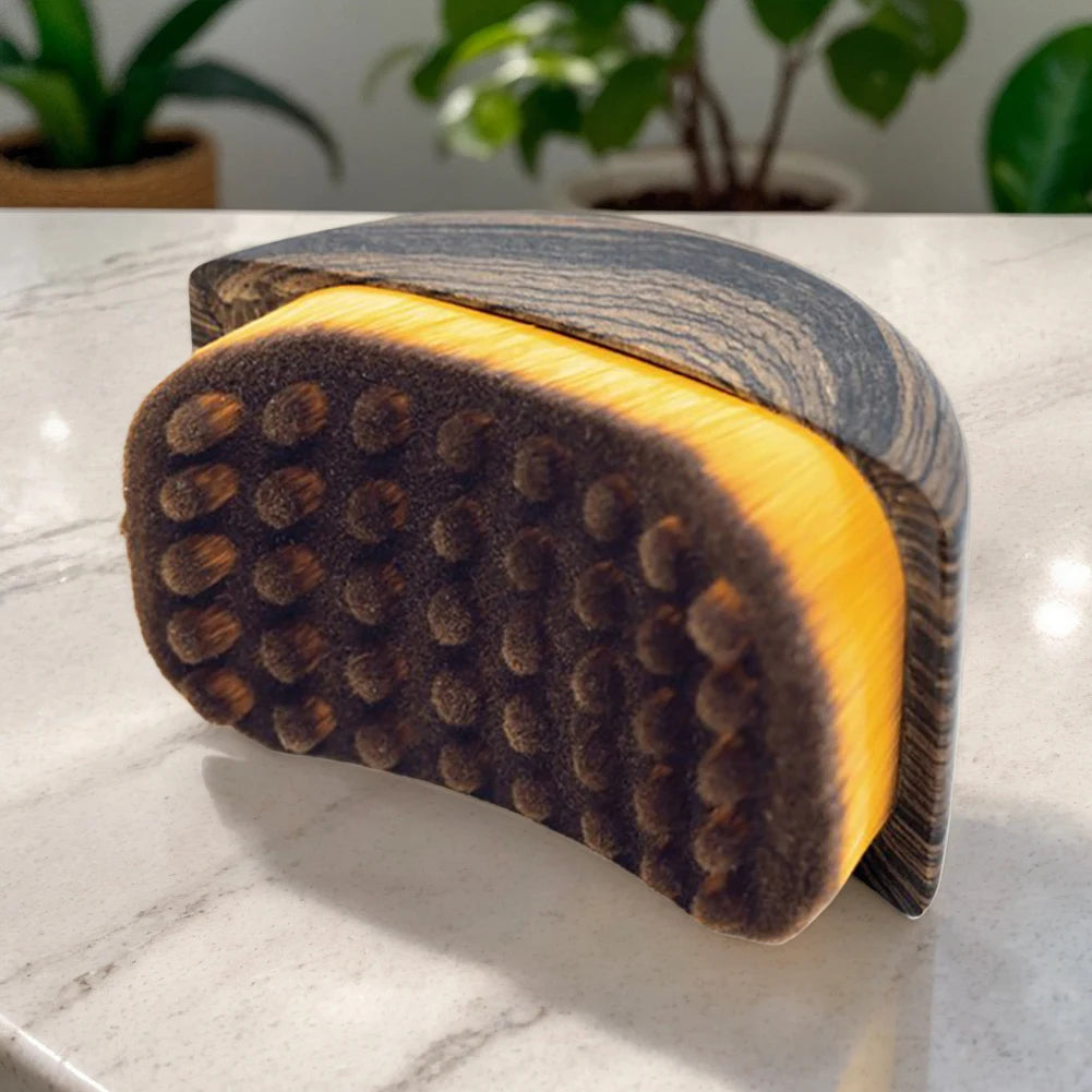Portable Lymphatic Contour Face Brush Dry Brushing Face Brush Lymphatic Drainage Massager for Face Chin