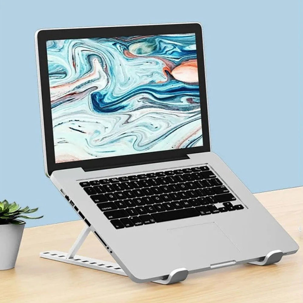 Aluminum Alloy Laptop Stand Heat Dissipation Adjustable Multifunctional Notebook Holder for Office and Gaming