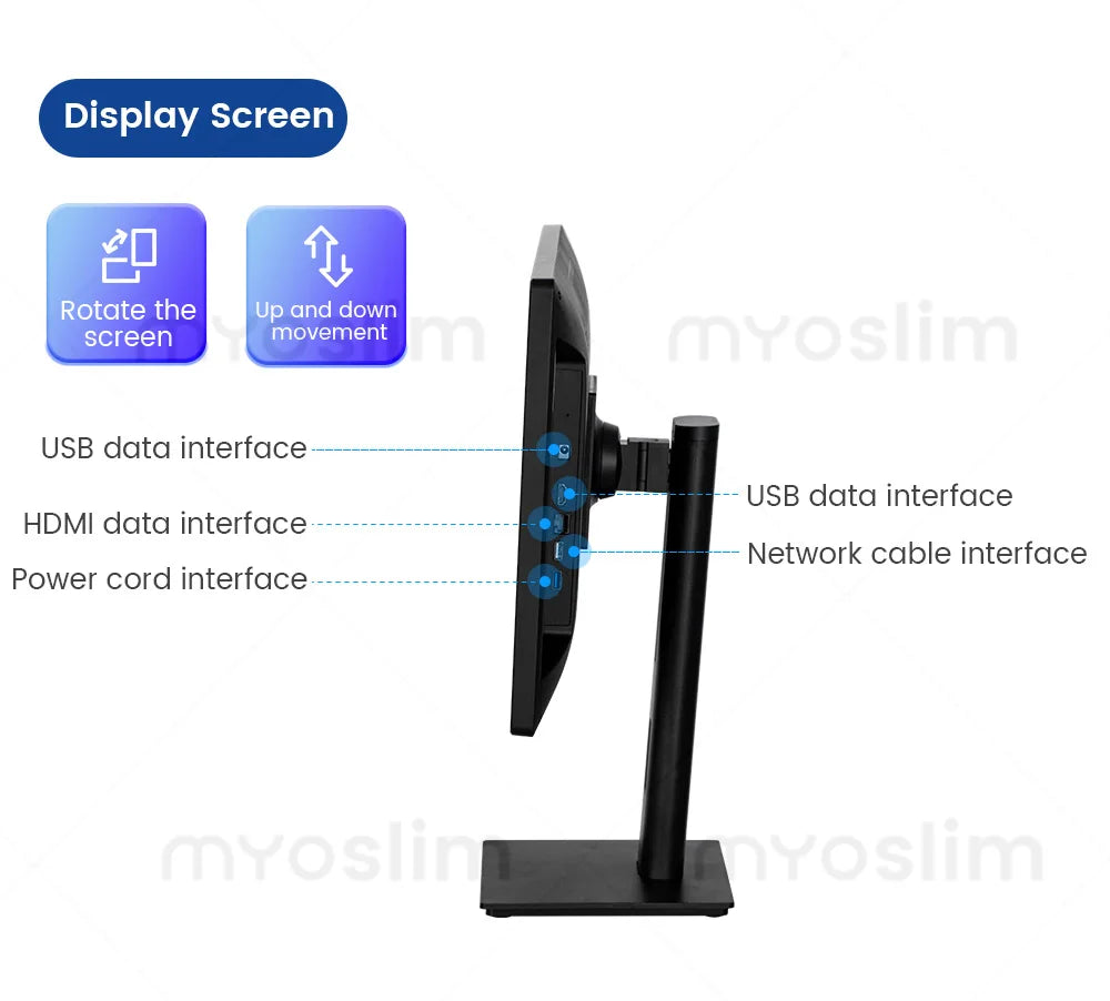 X5 3D Ai Skin Image Analyzer 21.5 inch High Definition Pixels Whole Facial Scanning Multi Spectrum Moisture Scalp Detection CE