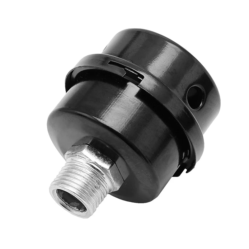 12.5mm 16mm 20mm Air Compressor Parts Metal Air Compressor Intake Filter Noise Muffler Silencer 1/2'' 5/8" 3/4'' Thread M12