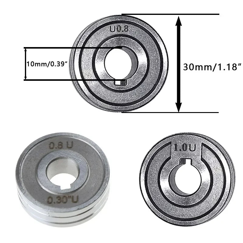 MIG Welding Wire Feeding Roll for MIG Welding Machine K Knurl nurl Durable Stable Industrial Grade Roller