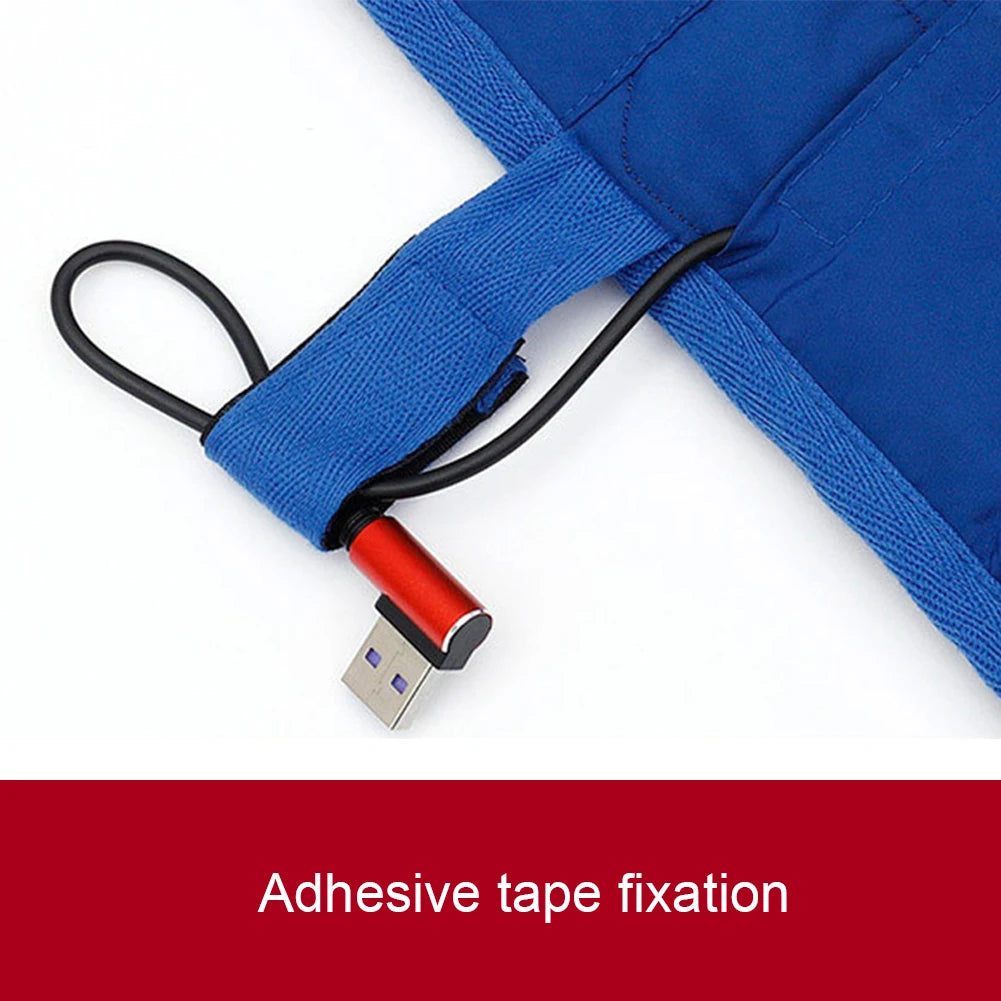 3-Level Adjustable USB Heating Sleeping Mat Electric Heating Pads Outdoor Camping Tent Sleeping Mattress Thermalpad Foot Warmer