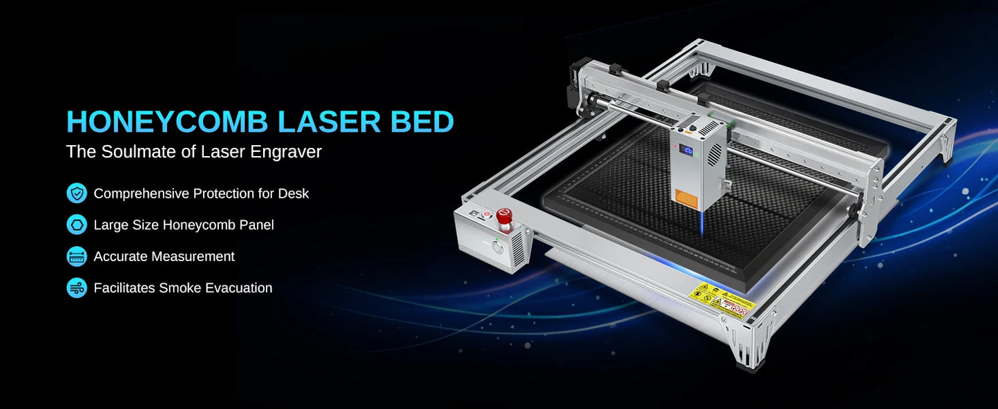 LASER TREE Laser Honeycomb Working Table Size 400*400mm  For Laser Engraving Cutting Machine DIY Laser Equipment Part