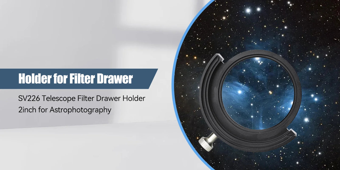 Svbony SV226 Filter Drawer Integrated Molding Nti-Light-Leaking Design with Holder for Filter Mounted Deep Sky Photography