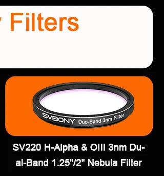 Svbony SV226 Filter Drawer Integrated Molding Nti-Light-Leaking Design with Holder for Filter Mounted Deep Sky Photography
