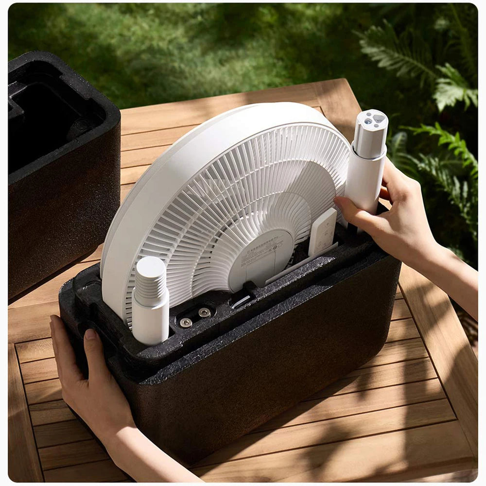 XIAOMI MIJIA DC Inverter Floor Fan Pro,Ultra-Thin Design,Retractable Storage,100 Air Flow Settings,Quiet Operation,Electric Fans