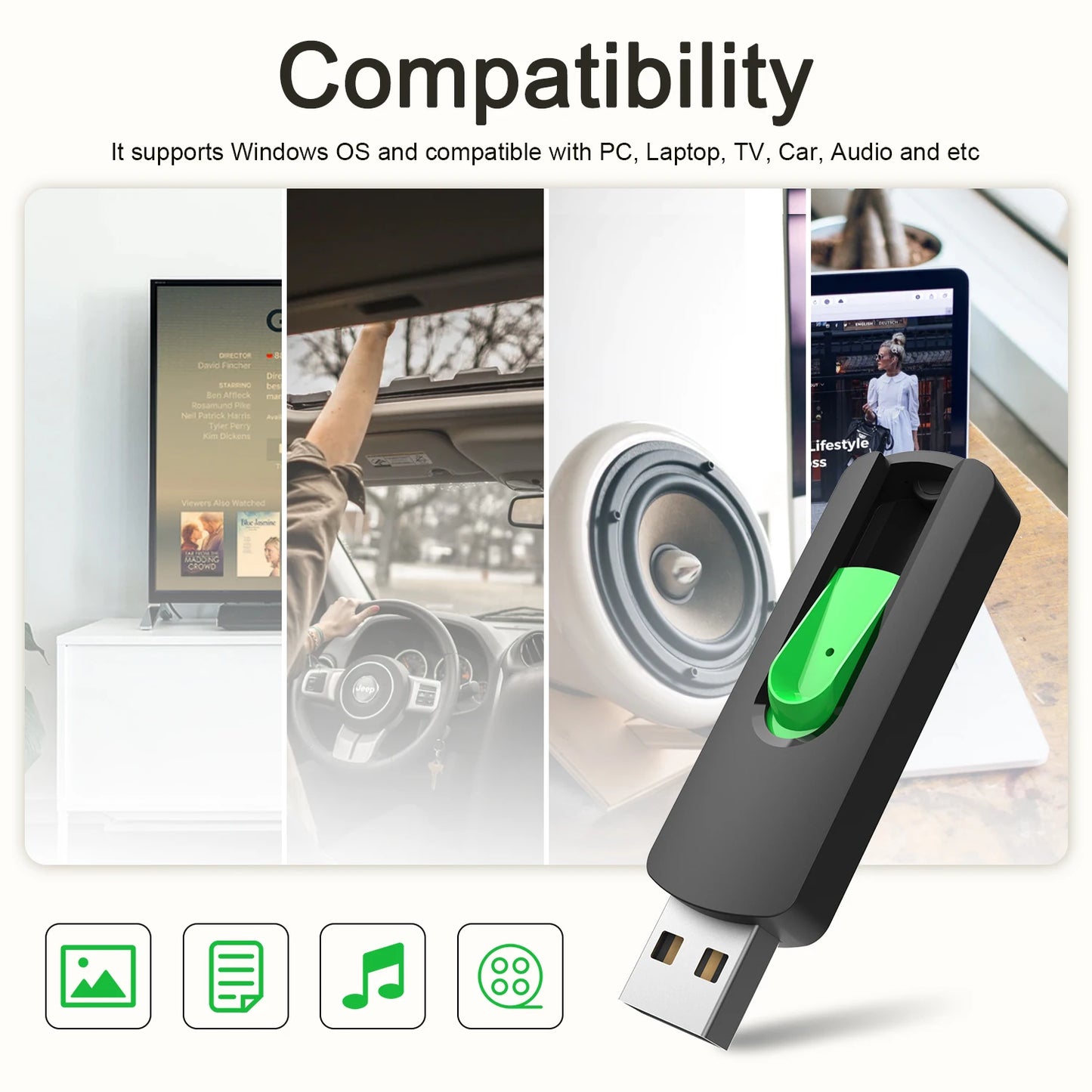 KOOTION U200 5pcs/lot Color Pen Drive 64GB 32GB 16GB 4GB 2GB 1GB Flash Drive Pendrive Waterproof Memoria Usb Flash U Disk Stick