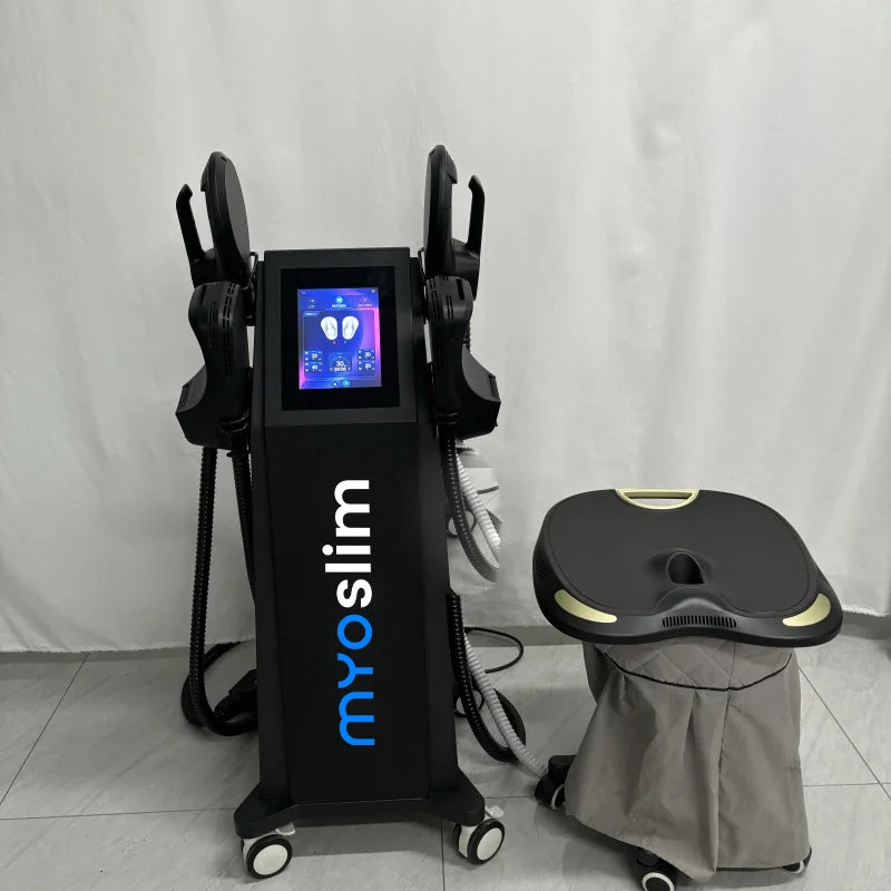 HIEMT 6500W RF 15T 200HZ MYOSLIM Body Shaping Machine Muscle Growth Fat Burn High-Intensity Electromagnetic Stimulator