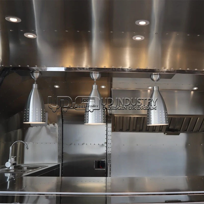 Urdream Custom Concession Catering Mobile Bar BBQ Food Trailer Fully Equipped Ice Cream Coffee Fast Food Truck Sale