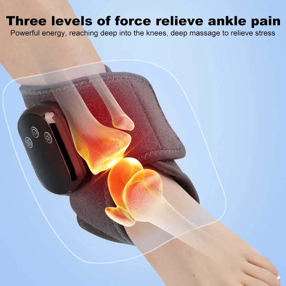 Foot Revive Massager with 3 Vibration Mode 5 Heat Level for Achilles Tendinitis and Plantar Fasciitis