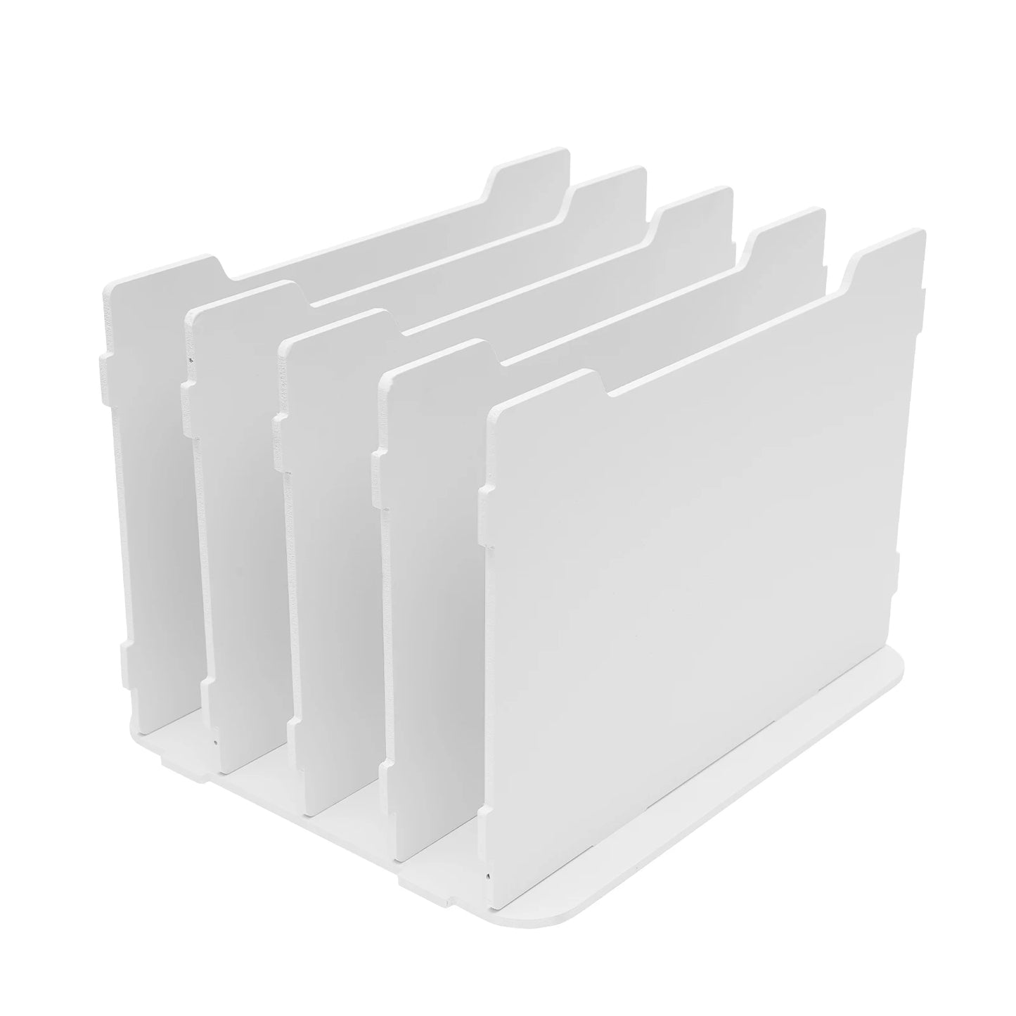 Letter Tray Organizer with Handle 5 Trays A4 Paper Folder Paper Sorter Desk Organizer File Folder for Office Home School