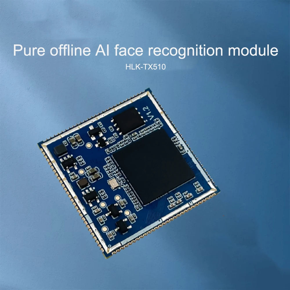 New AI Face Recognition Module HLK-TX510 3D Binocular Camera Live Detection Discrimination Serial Communication with Screen
