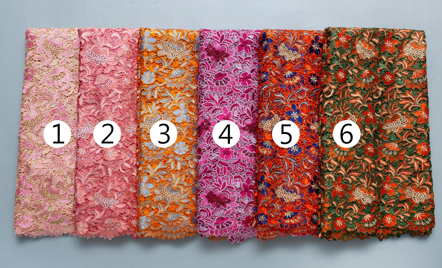 SJD LACE African Guipure Cord Stones Lace Fabric 5 Yards 2026 New Nigerian Water Soluble Lace For Women Wedding Party Dress 3844