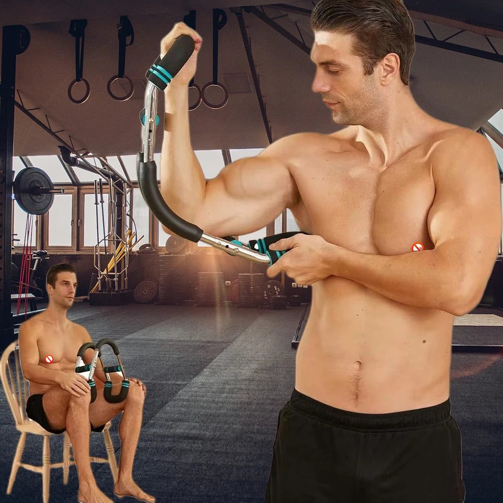 Multifunctional Adjustable U-Arm Chest Expander,Adjustable Twister Arm Exerciser U-Shaped Wrist Strength Trainer Chest Expander