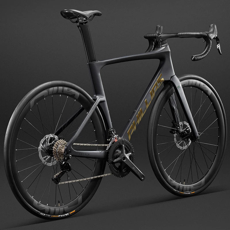 Carbon Fiber Gravel Bike,Racing Road Bike,Carbon Road Bicycle,Curved Handlebar,Brake and transmission are integrated,16/24 Speed