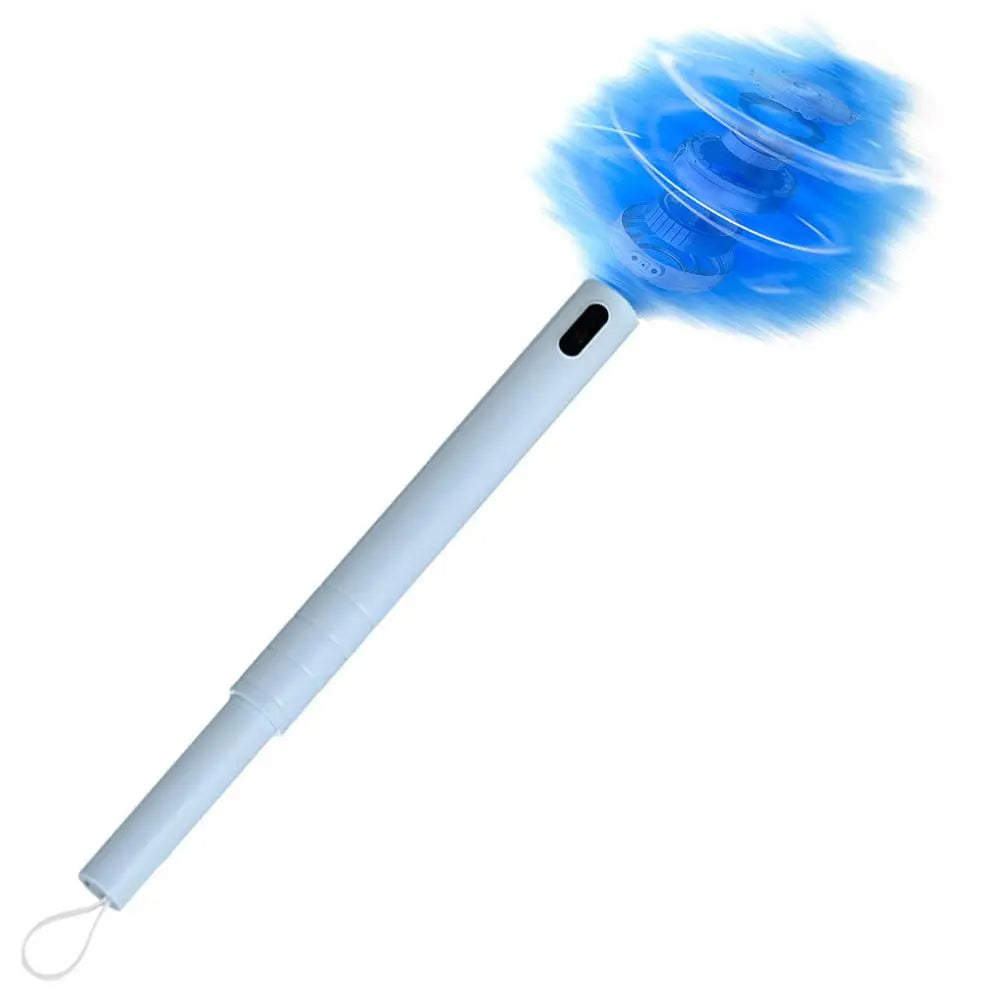 Rotating Spin Cleaner Duster Multi-Function 360 Spin Electric Feather Duster Vacuum Cleaner Battery Operated With Touch Button