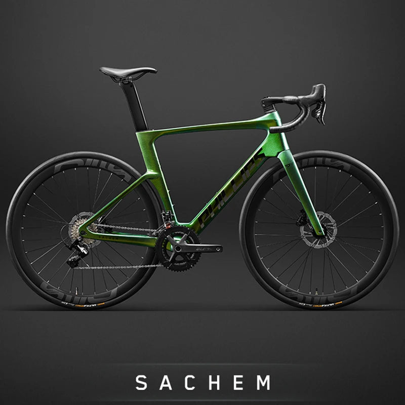 Carbon Fiber Gravel Bike,Racing Road Bike,Carbon Road Bicycle,Curved Handlebar,Brake and transmission are integrated,16/24 Speed