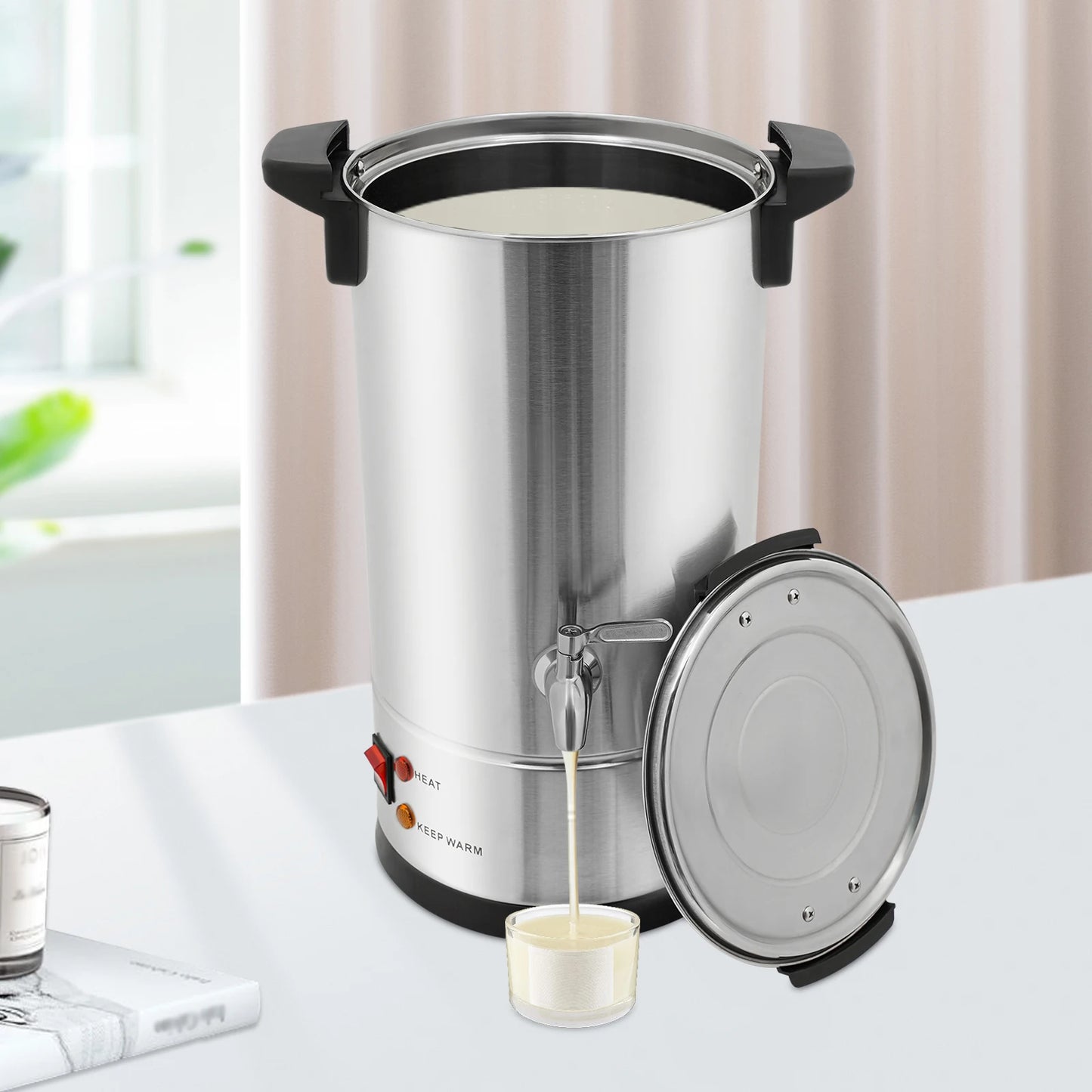 Professional Wax Melting Furnace 8/10/12/15L for Candle Making Repair Large Capacity Easy to Use & Clean