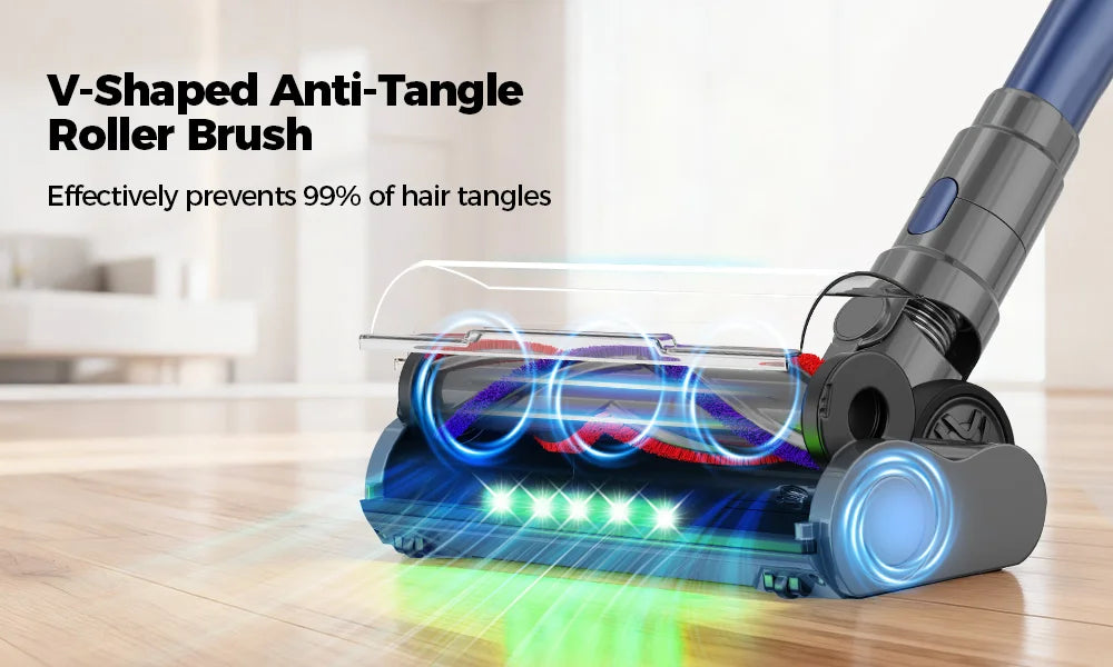 Cotiar 650W 60kPa Vertical Vacuum Cleaner Handheld Home Appliance Cordless Vacuum Cleaner 70 Mins Runtime Multi-functional  S25