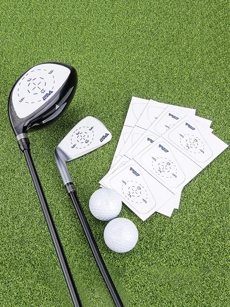 Golf Impact Tape Strike Stickers Self-Teaching Sweet Spot and Consistency Analysis Golf Ball Sweet Spot Finder for Golf Training