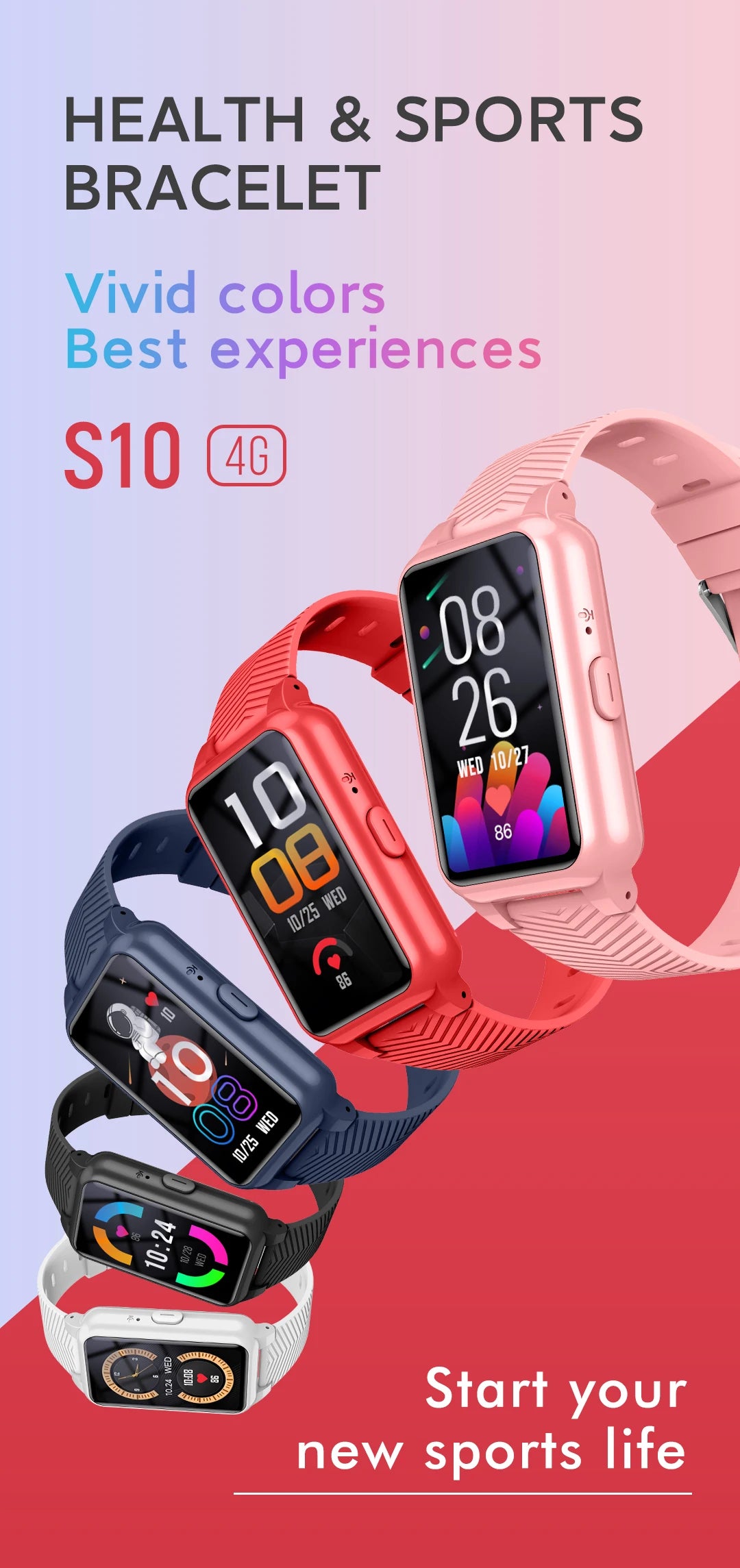 Smart 4G Elderly Student Kid Watch Heart Rate Blood Pressure GPS WI-FI Position Track Monitor SOS Call Thermometer Smartwatch