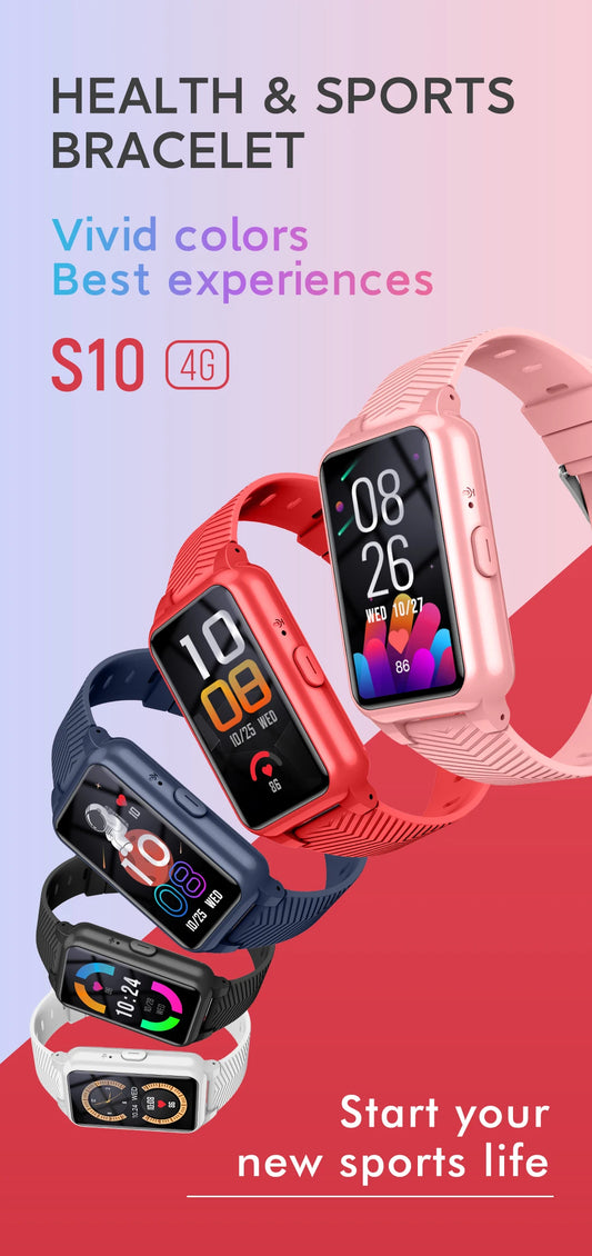 Smart 4G Elderly Student Kid Watch Heart Rate Blood Pressure GPS WI-FI Position Track Monitor SOS Call Thermometer Smartwatch