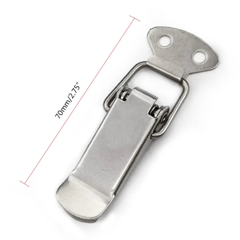 LXAF 10 Pcs Toggle Catch Lock Suitcase Clasp Buckle Locking Lock Metal Box Hasp Lock