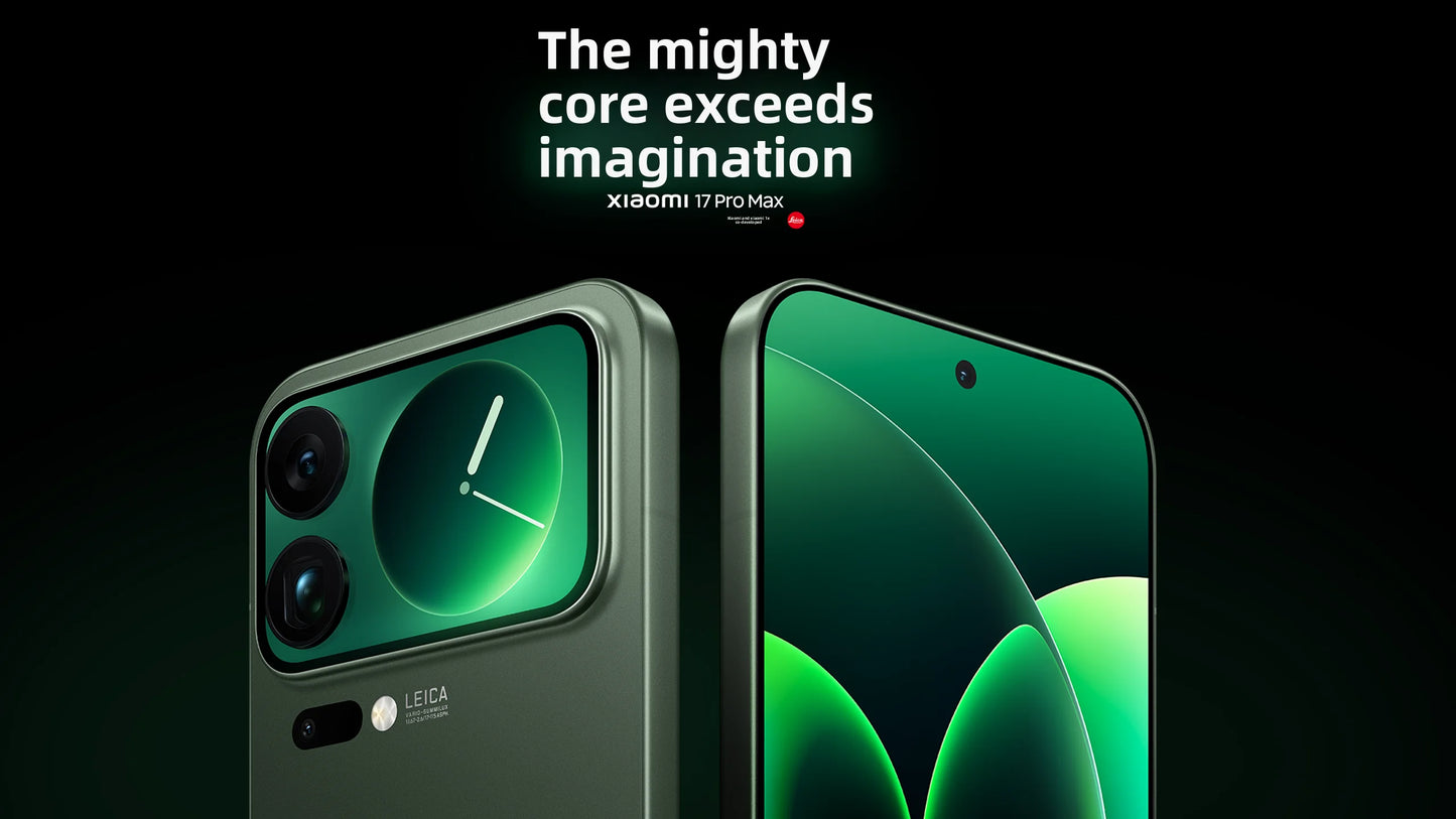 Xiaomi 17 Pro Max Smartphone CN Version 6.9" Display Dual Screen Snapdragon 8 Elite Gen5 7500mAh Battery 100W Hyper Charge
