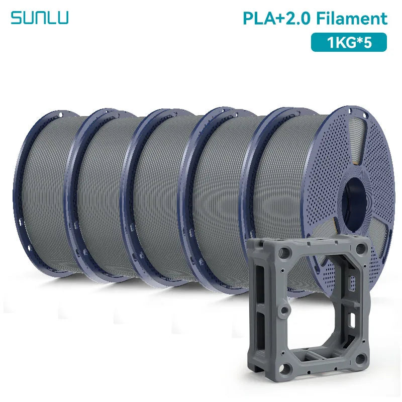 SUNLU 5KG 3D Filament PLA+/PLA+2.0/AntiString PLA /PLA Meta/High Speed PLA Filamnet 1.75mm 1KG Filament for 3D Printer& 3D Pen