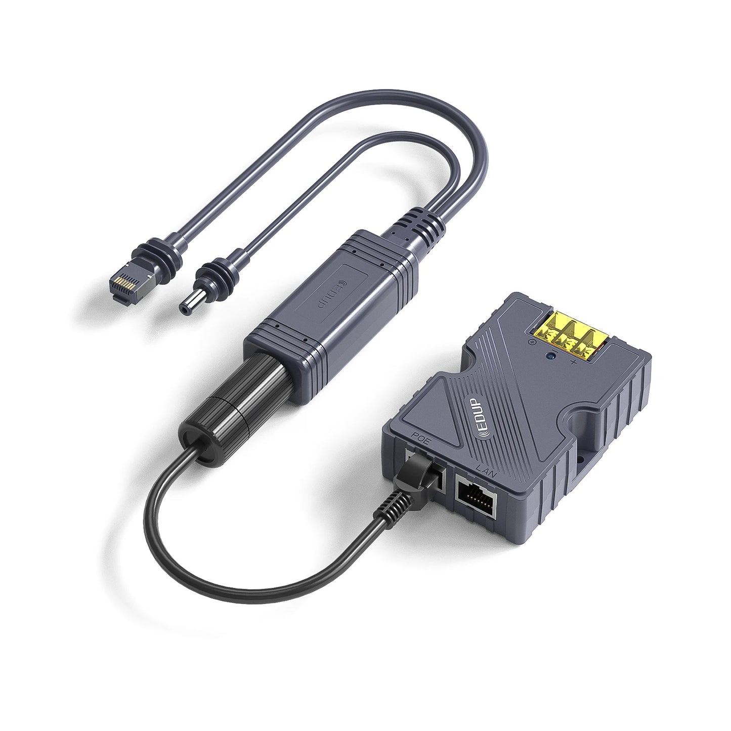 EDUP SK0089 Starlink Mini 150W POE and 100W Isolated Gigabit POE Splitter with DC and RJ45 Interface 1000Mbps for Portable Mini