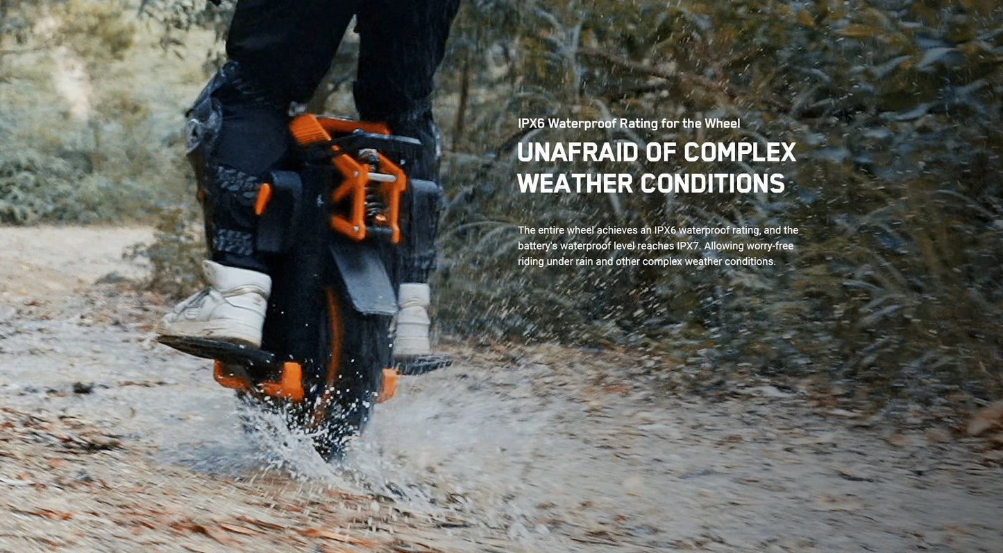 RU Stock Original INMOTION Adventure V14 Electric Unicycle 70KM/H 134V 2400Wh 50S Battey C40 9000W Motor 16inch EUC Unicycle