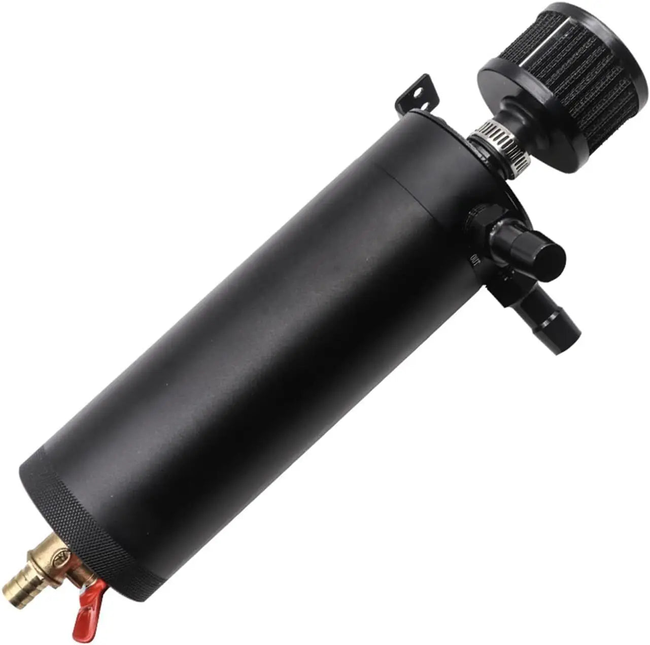 Universal 750ML Oil Catch Can Kit Oil Separator Large Baffled Reservoir Tank New