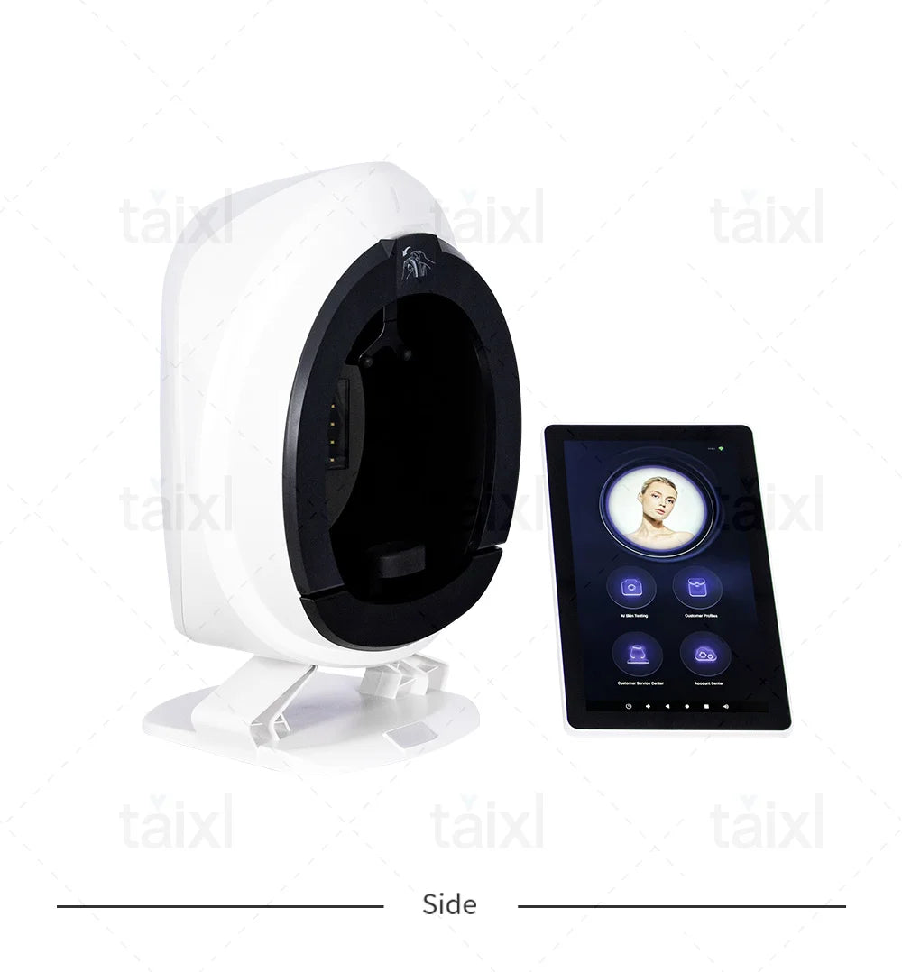 NEW 3D Skin Scanner Care Facial Analyzer Monitor Machine Mirror Portable Testing English Detector Face Camera Test Analysis