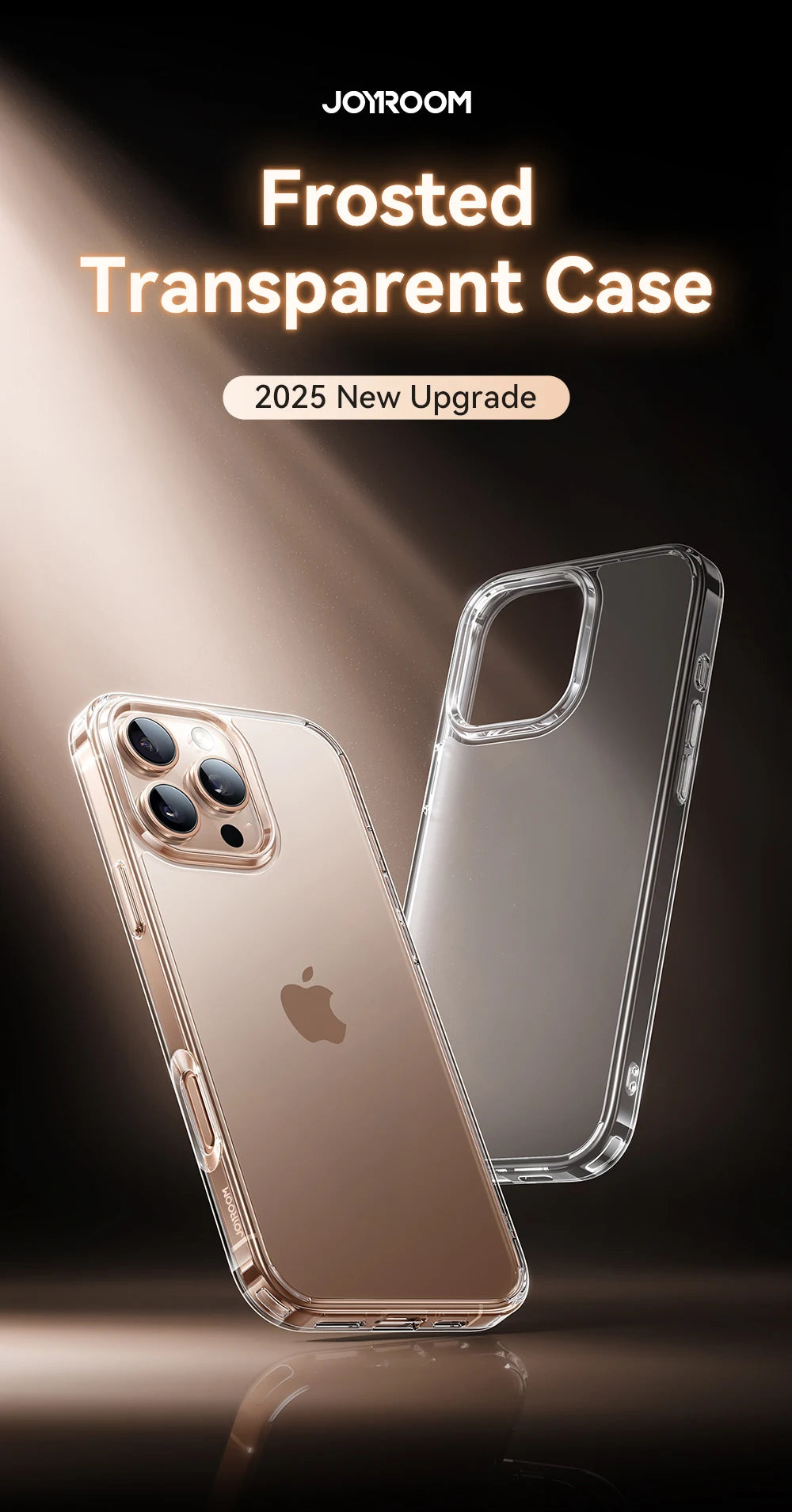 Joyroom For iPhone 17 Pro Max Case Frosted Case Shockproof Matte Case Cover For iPhone 16 Pro Max Wireless Charger Magnet Cover