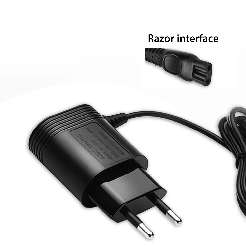 Electric Adapter Charger Wall Plug for Philips Shaver HQ5 6 7 8 9/RQ10 11 12/HS8/AT/PT Series Shaving Machine 15V Charging Cable