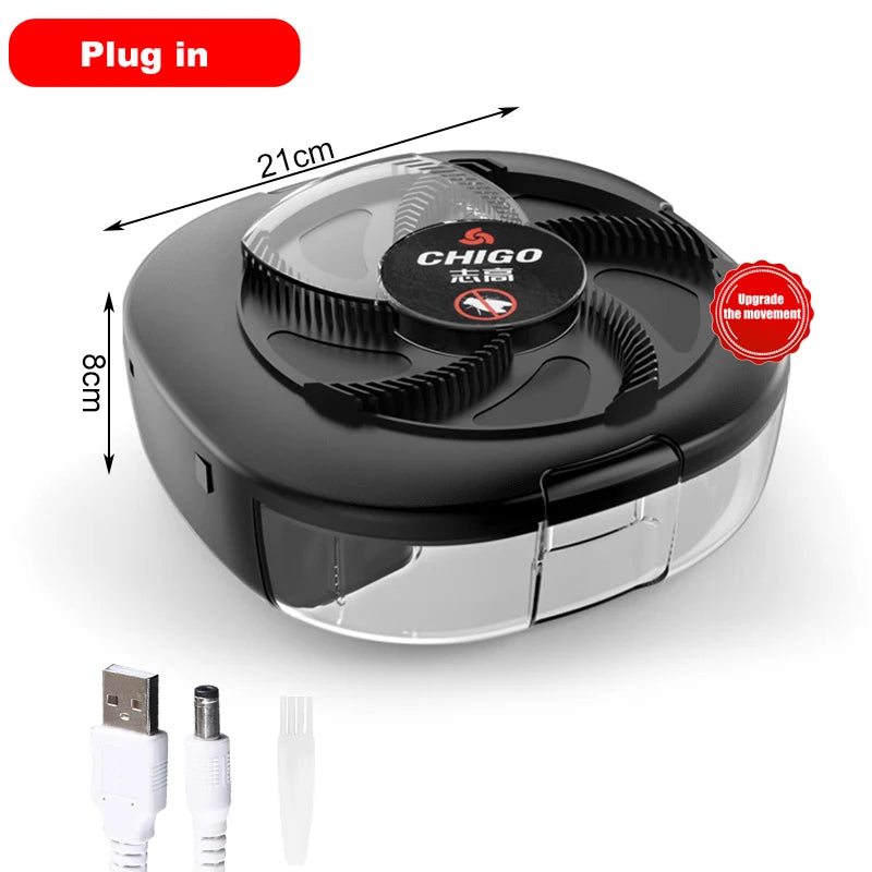 Upgraded Flycatcher USB/Rechargeable Electric Fly Trap Safety Insect Flytrap Indoor/Outdoor Pest Catching Tool For Home Garden