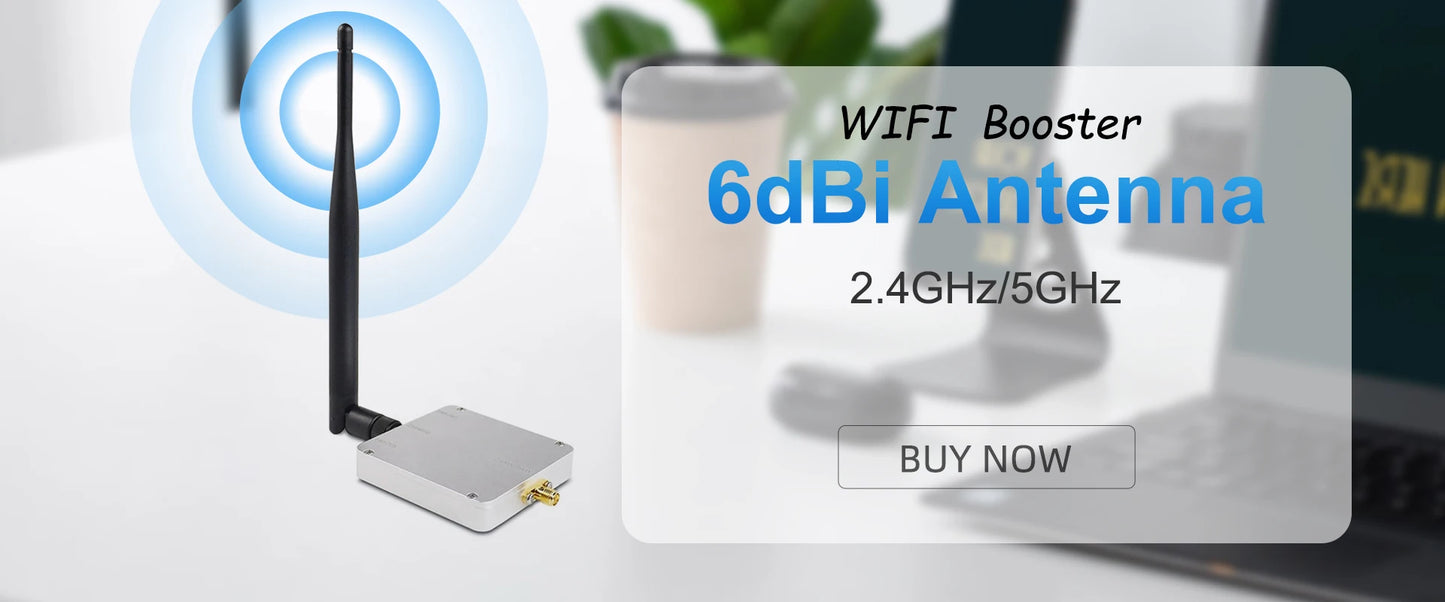 EDUP AB003 2.4GHz 8W WiFi Signal Booster WIFI Repeater Powerful WiFi Range Extender Wireless Antenna Adapter 802.11b/g/n
