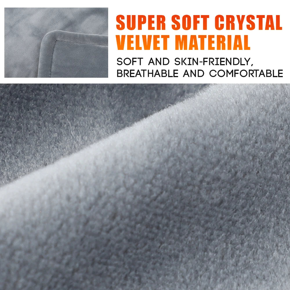 Electric Heating Pad 10 Gears Constant Temperature Winter Heater Warming for Body Shoulder Waist Home Sofa Blanket with Control