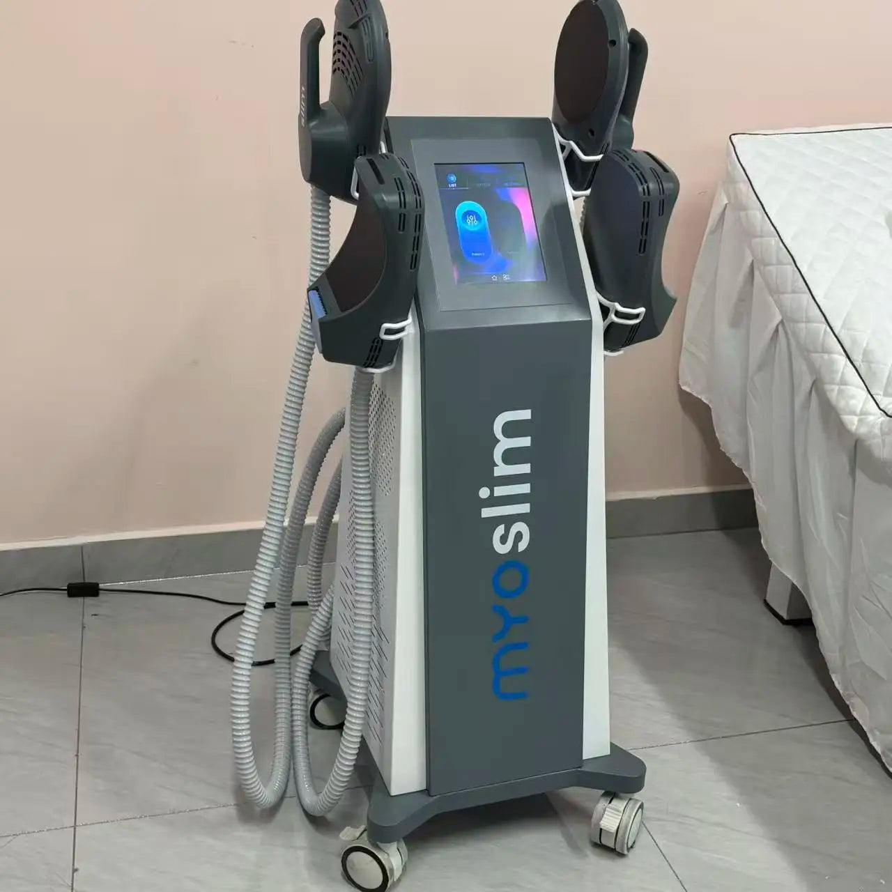 HIEMT 6500W RF 15T 200HZ MYOSLIM Body Shaping Machine Muscle Growth Fat Burn High-Intensity Electromagnetic Stimulator