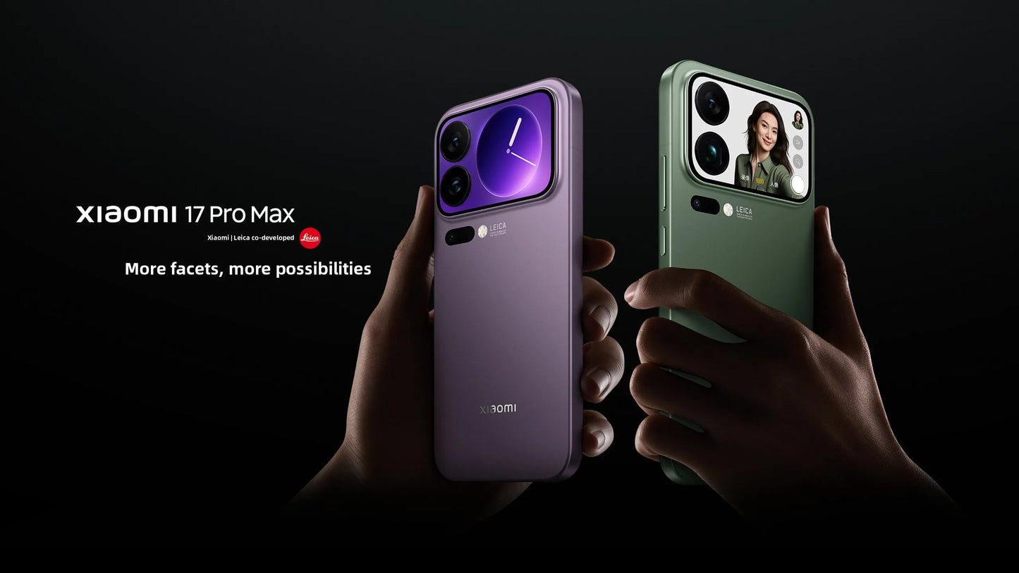 Xiaomi 17 Pro Max Smartphone CN Version 6.9" Display Dual Screen Snapdragon 8 Elite Gen5 7500mAh Battery 100W Hyper Charge