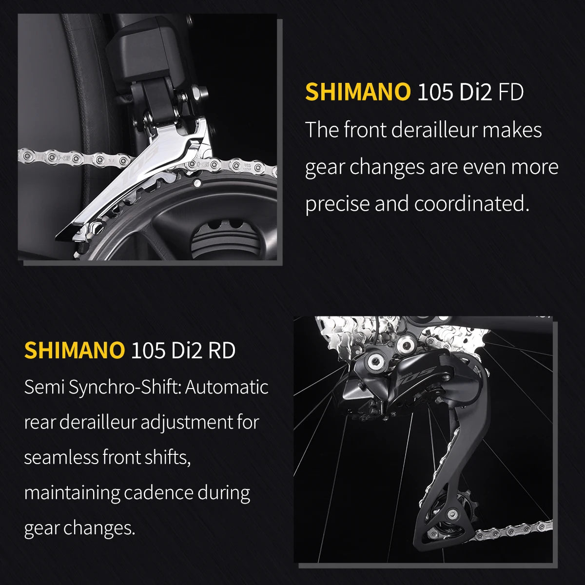SAVA R7 Carbon Fiber Road Bike Carbon Frame, Handlebars, Fork Shimano Di2 R7170 24Speed Shift Kit, UCI CE Certified Adult Racing