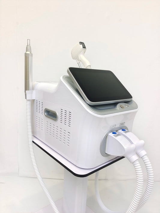 Newest 2 in 1 Multifunction Epilation Diode Laser Hair Removal Machine Pico laser Nd Yag tattoo removal machine Carbon Peeling