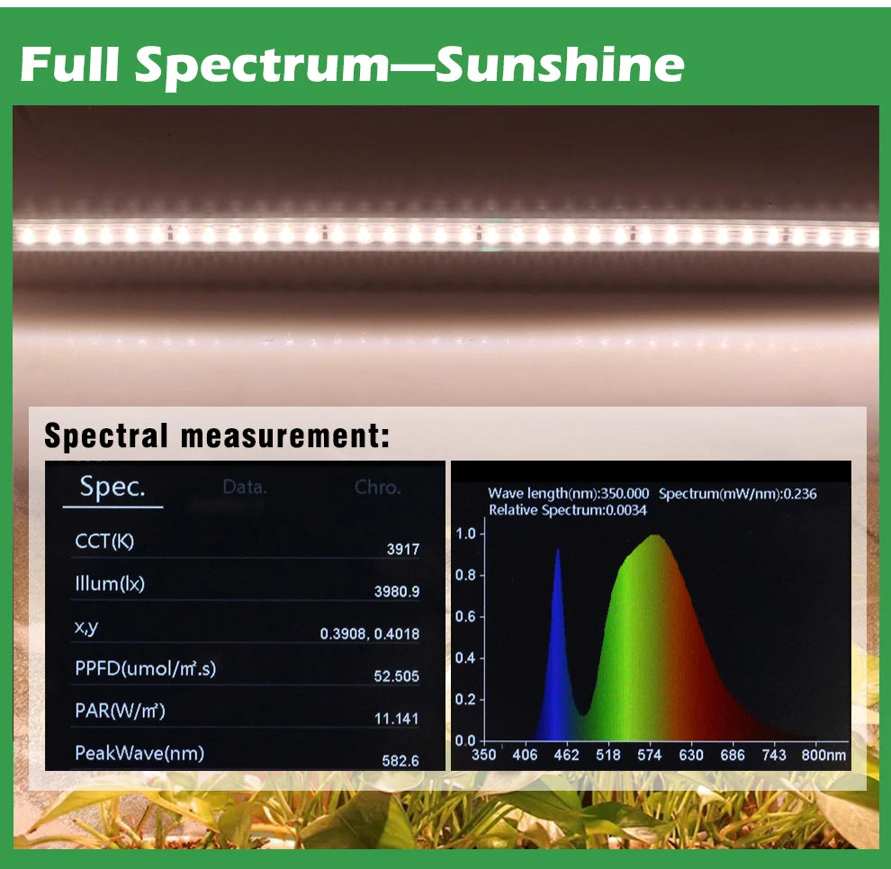 Grow Light Strips Full Spectrum 220V Phyto Lamp Waterproof LED Strips Plant Light for Flower Seedling Grow Tent Hydroponic 1-20m