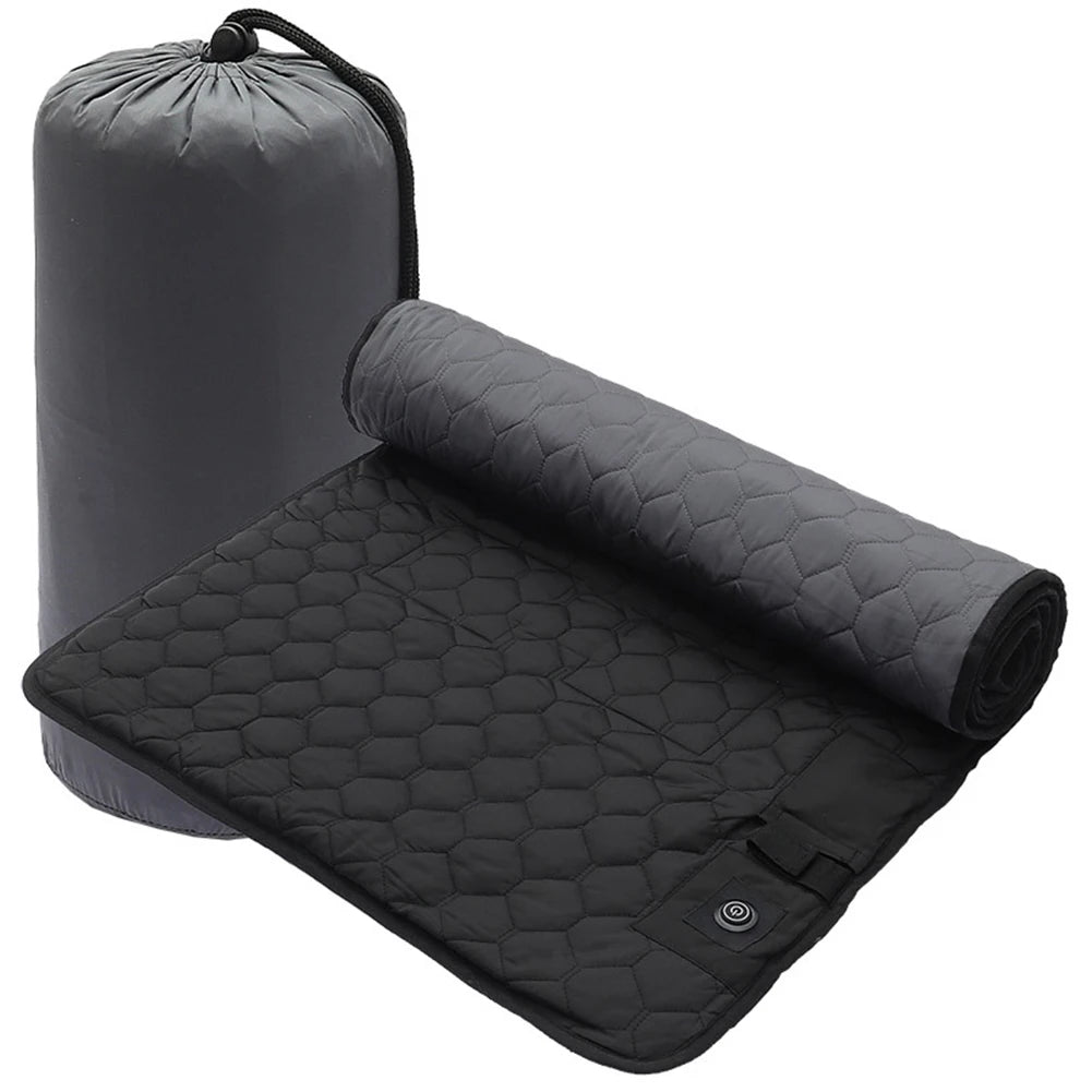 3-Level Adjustable USB Heating Sleeping Mat Electric Heating Pads Outdoor Camping Tent Sleeping Mattress Thermalpad Foot Warmer