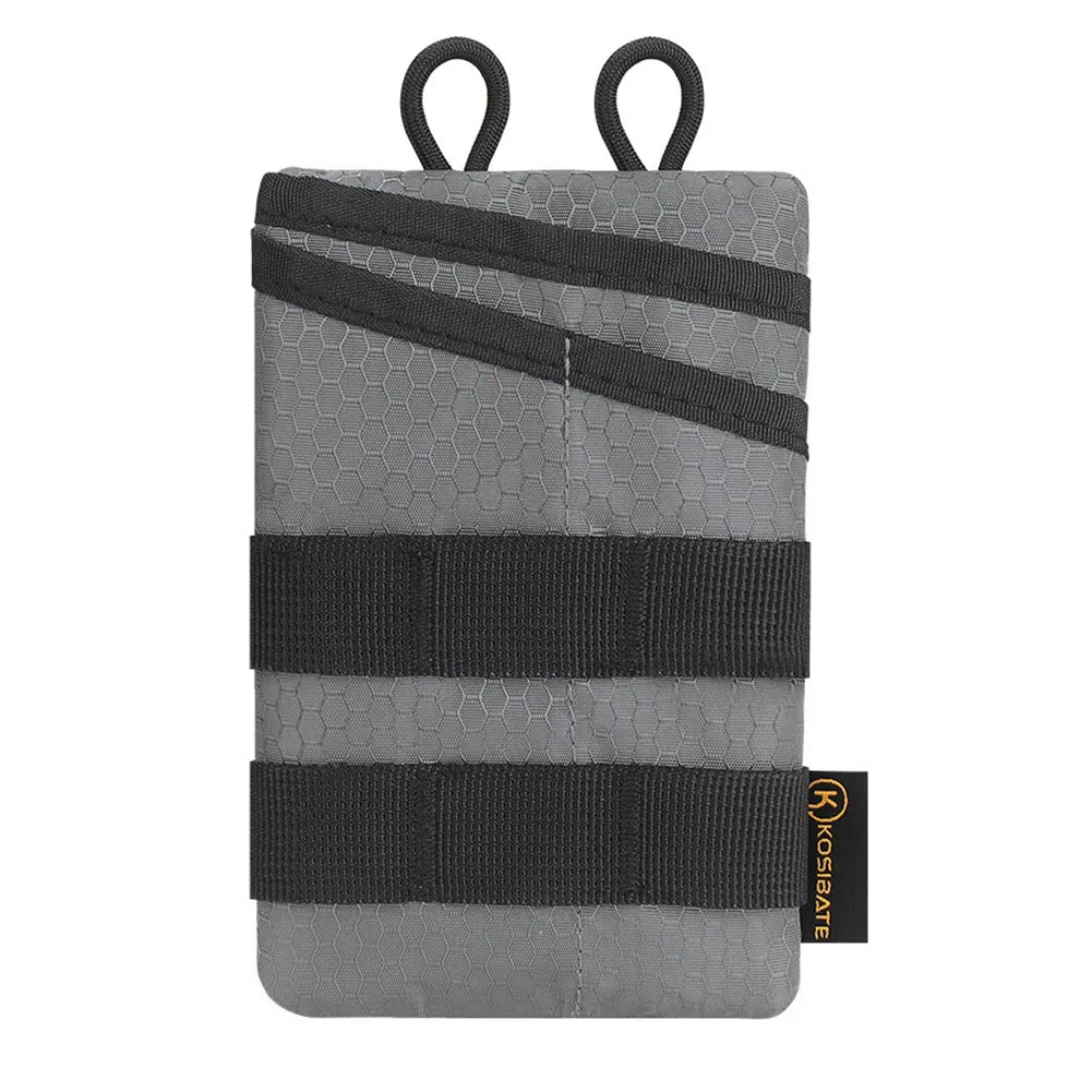 Foldable Small Tool Storage EDC Pouch Lightweight Wear Resistant Organizer for Camping Hiking Sports Portable Credit Card Wallet
